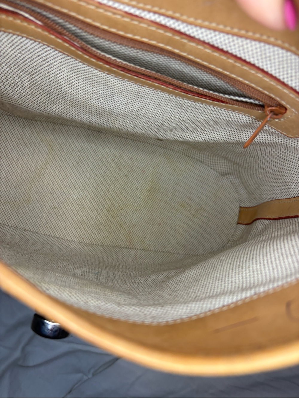 Y2K Dooney & Bourke Classic Signature Hobo Shoulder Bag. Jackie Closure - Picture 12 of 16